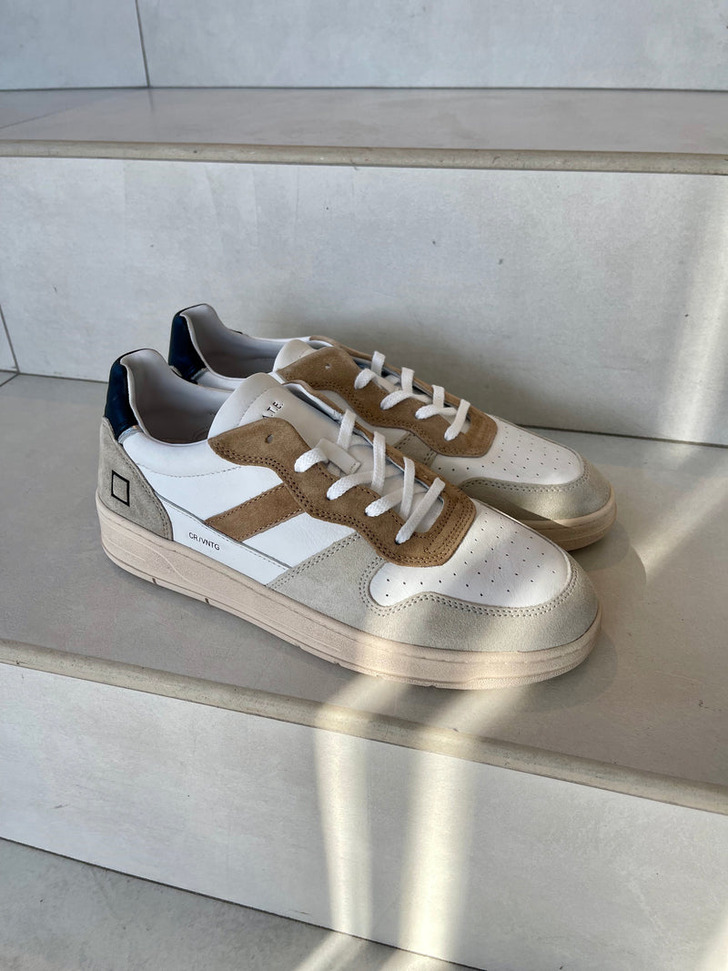 Sneaker D.A.T.E. Court 2.0 Vintage Calf white-natural