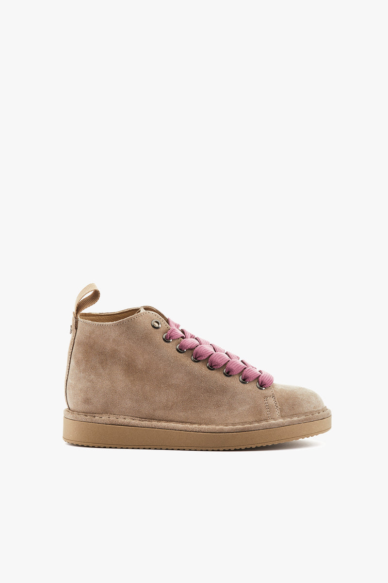 Polacchino suede noce/brownrose