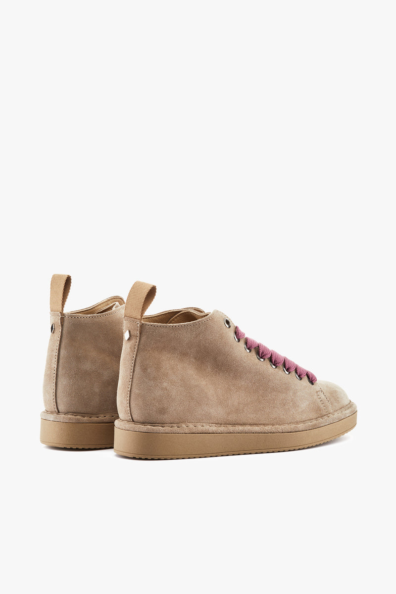 Polacchino suede noce/brownrose