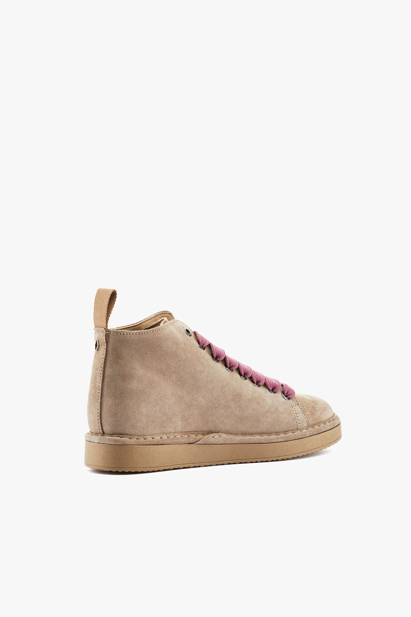 Polacchino suede noce/brownrose