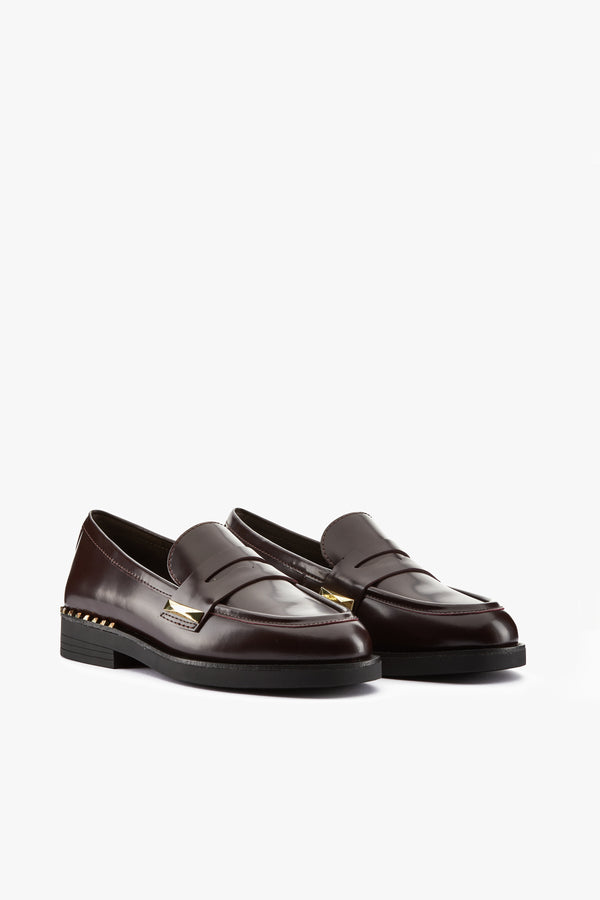 Mocassino Ash Whisper Studs bordeaux