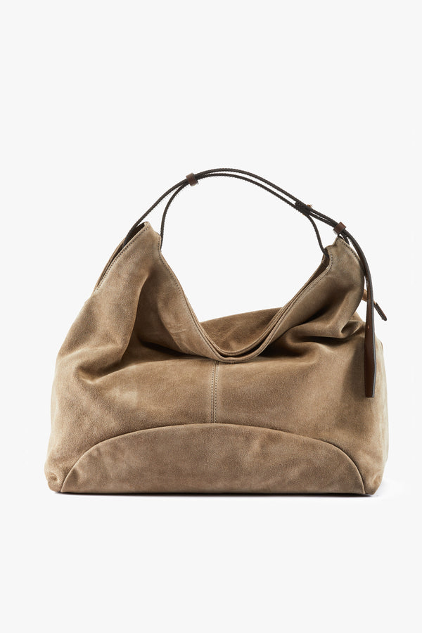 Borsa a spalla taupe