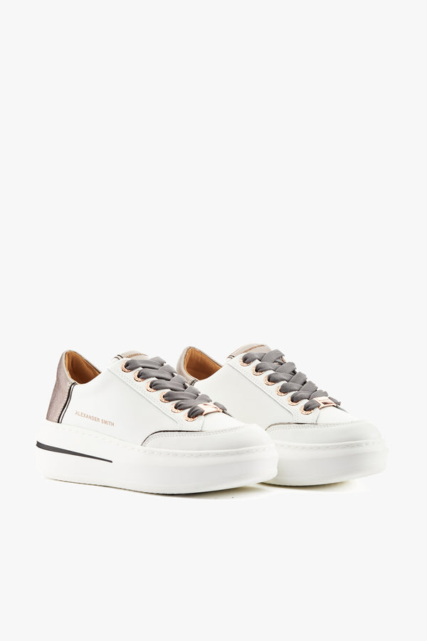 Sneaker Lancaster white-dark silver