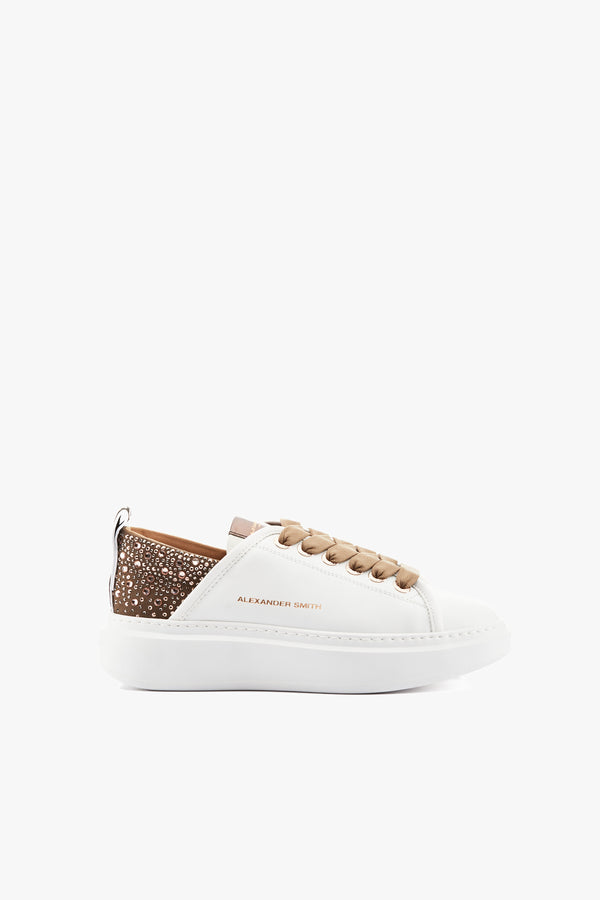 Sneaker Wembley white-bronze