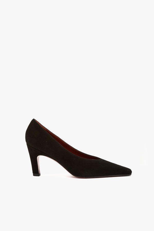 Décolleté Wara camoscio nero