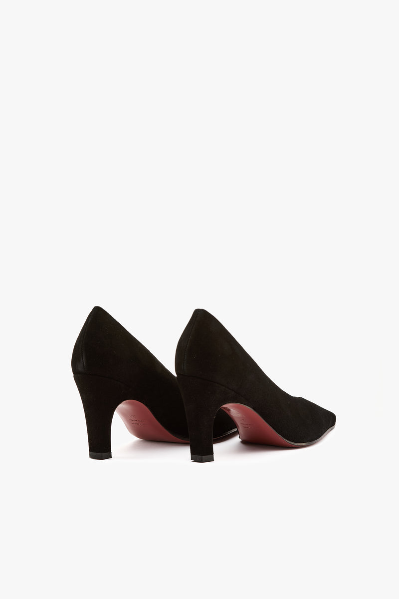 Décolleté Wara camoscio nero
