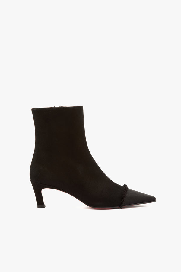 Stivaletto Evari camoscio nero/grò