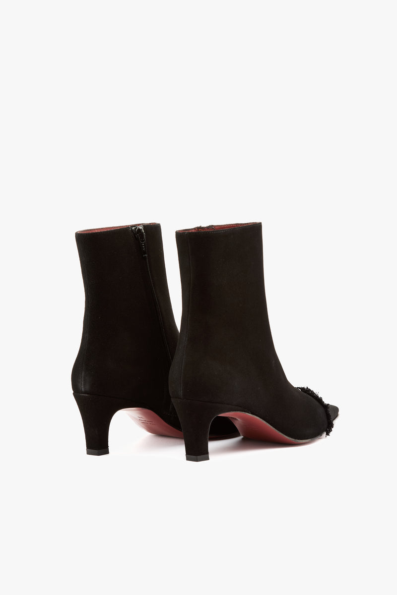 Stivaletto Evari camoscio nero/grò