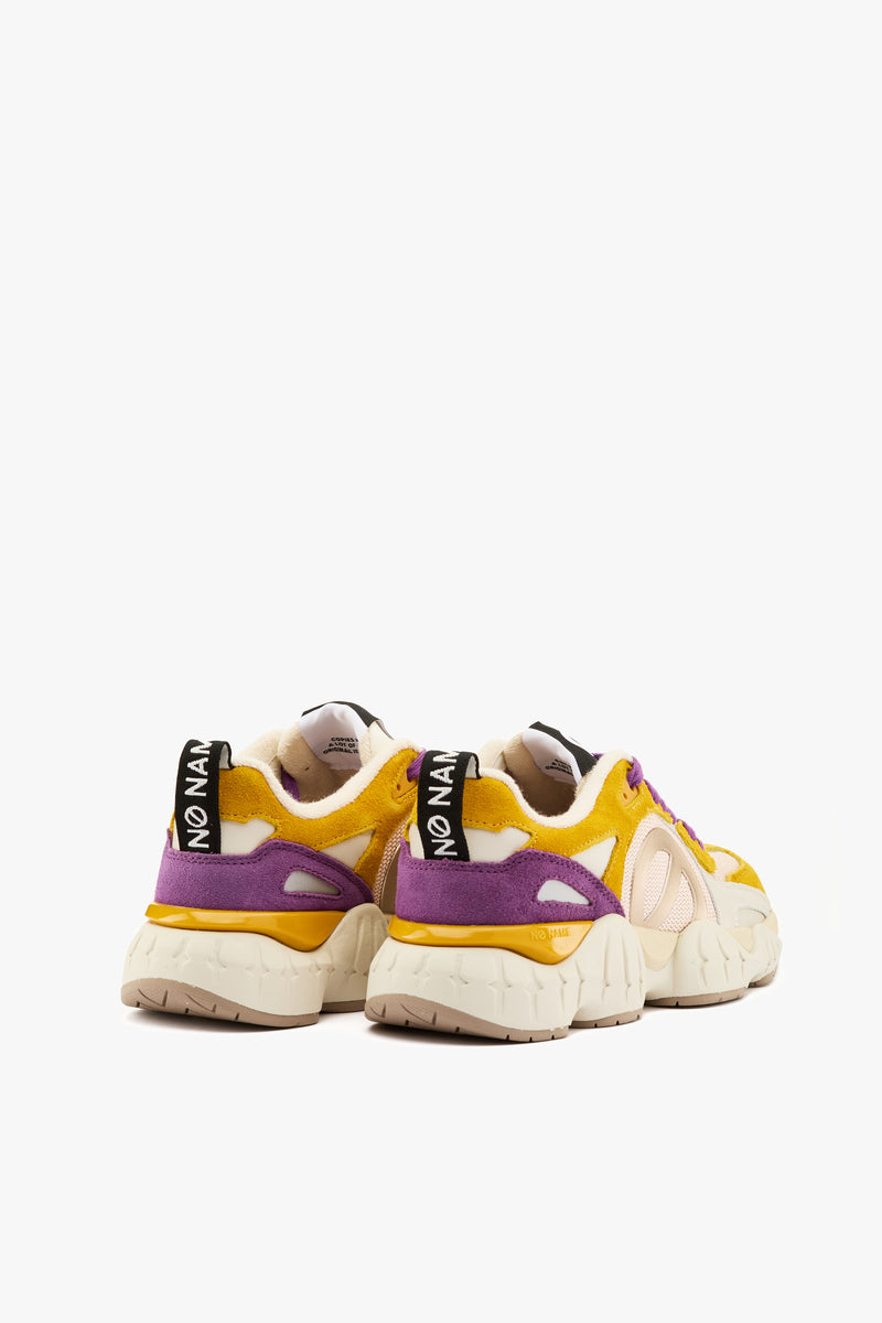 Sneaker Krazee runner mustard/purple