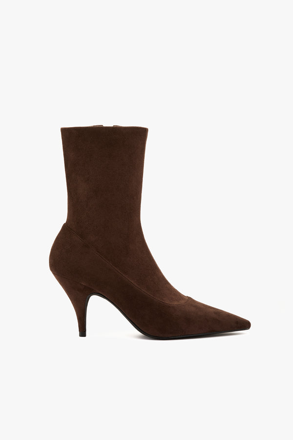 Tronchetto Looker brown suede