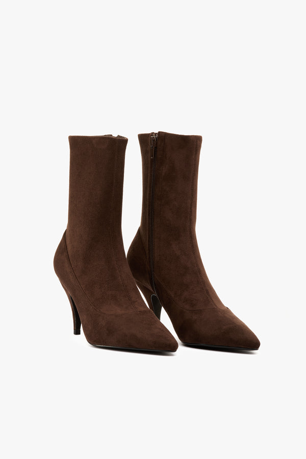 Tronchetto Looker brown suede