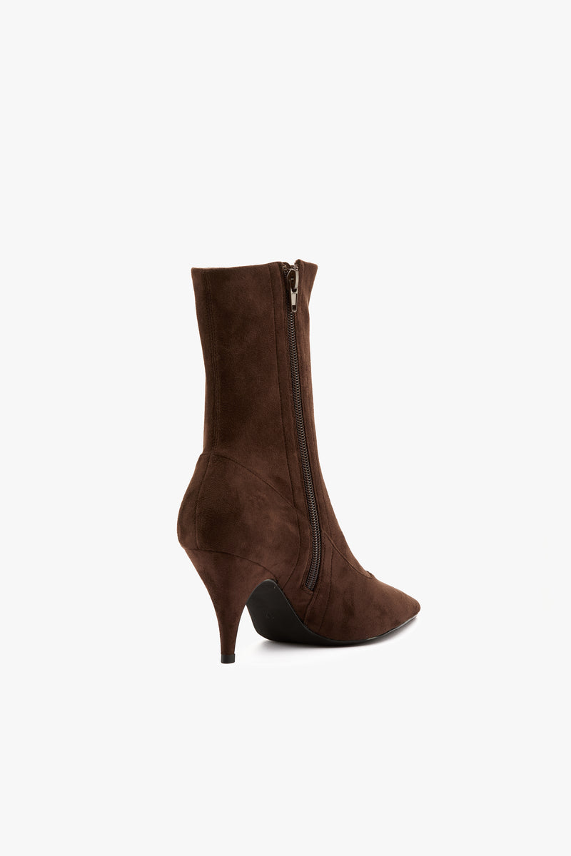 Tronchetto Looker brown suede