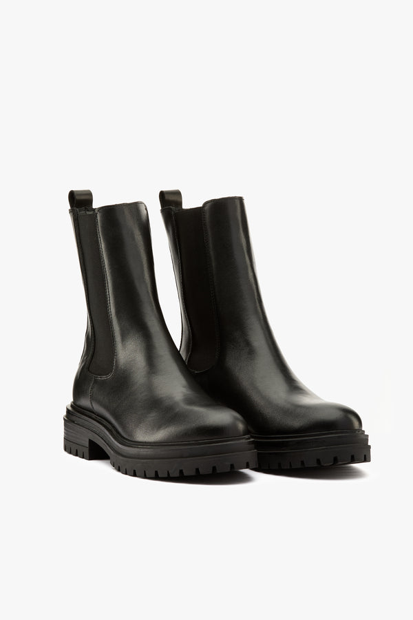 Combat pelle nero