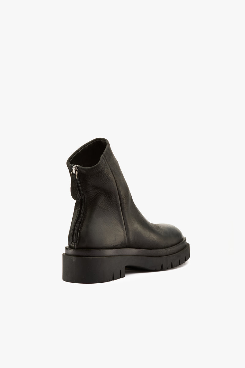 Stivaletto pelle nera