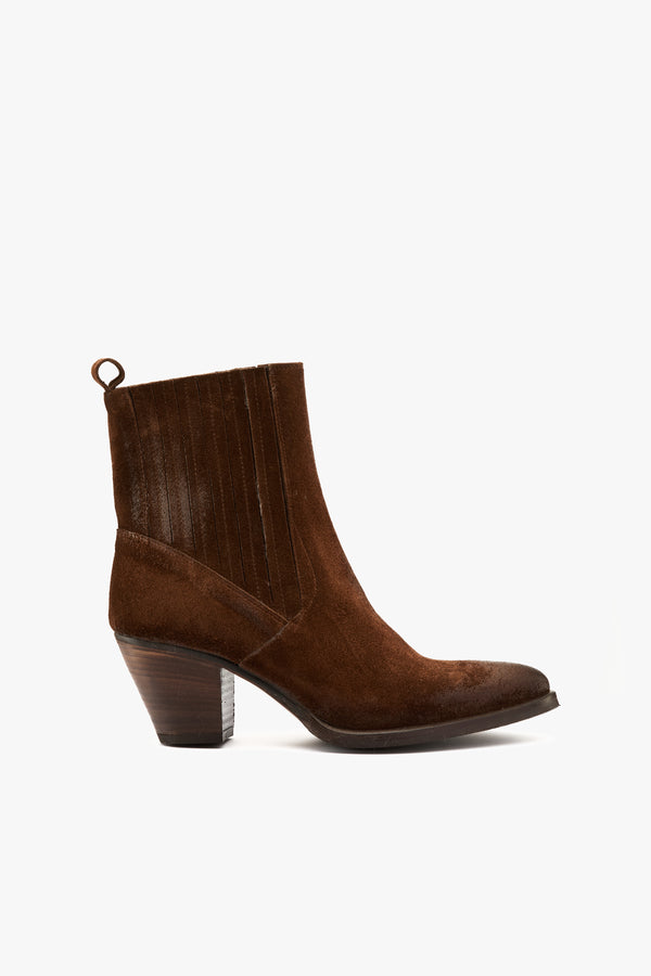 Stivaletto texano marrone