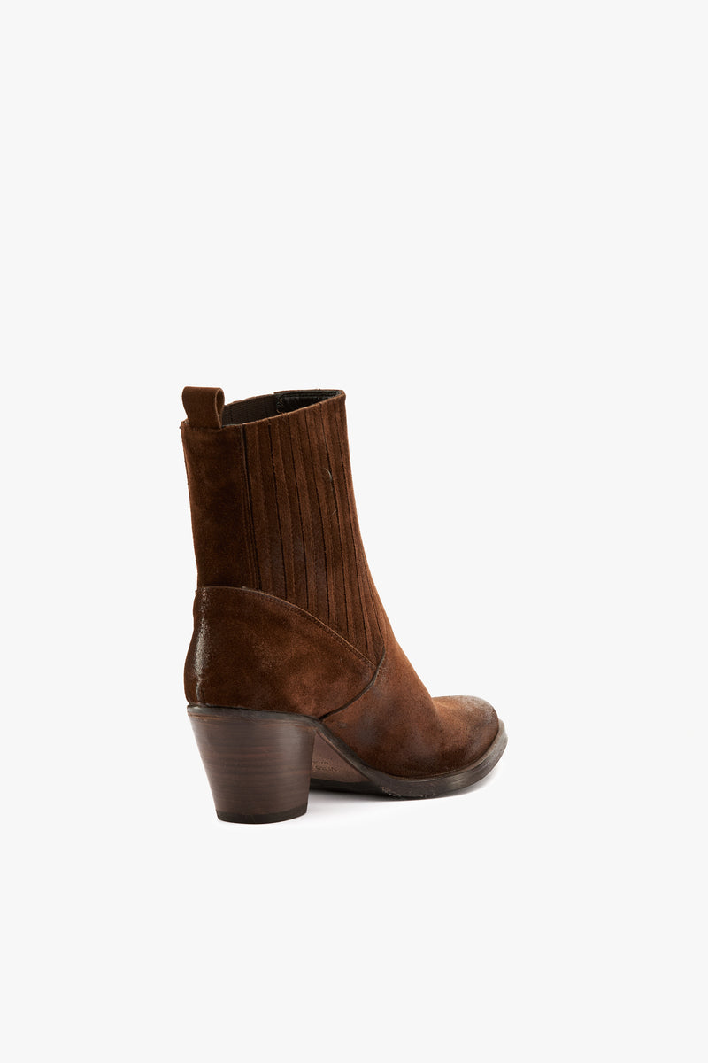 Stivaletto texano marrone