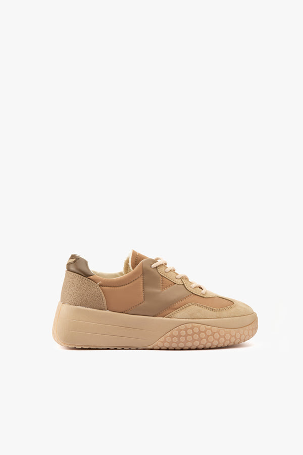 Sneaker taupe/nut