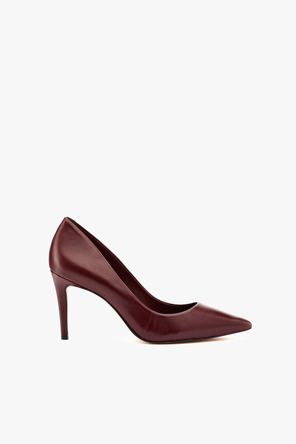 Décolleté pelle burgundy