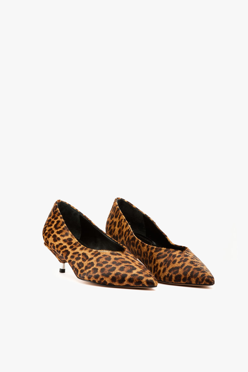 Dècolleté cavallino leopard