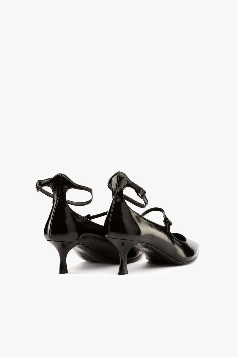 Décolleté cinturino nero