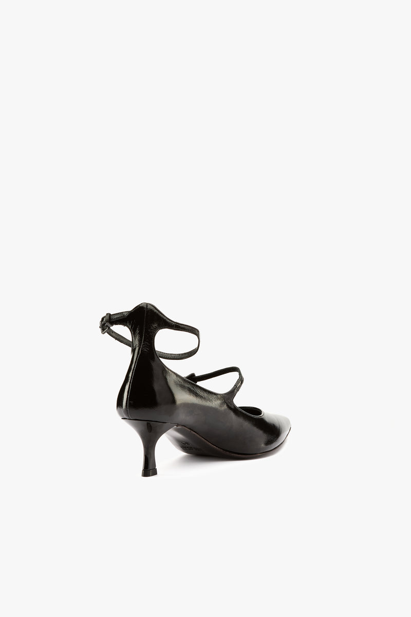 Décolleté cinturino nero