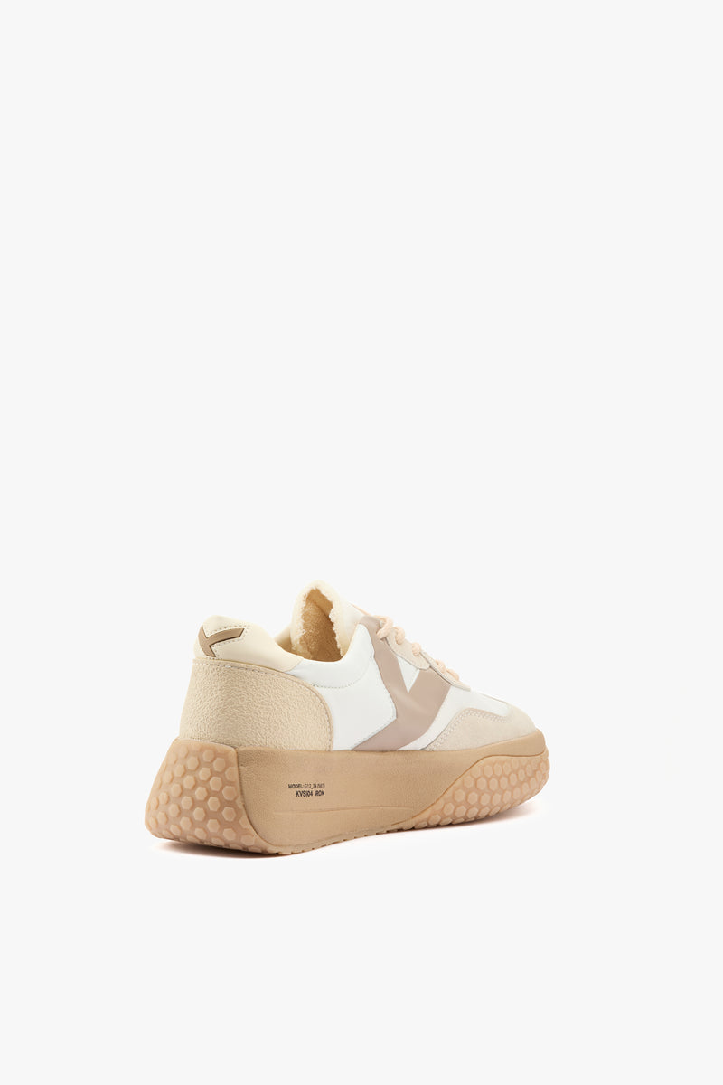 Sneaker off white/tortora