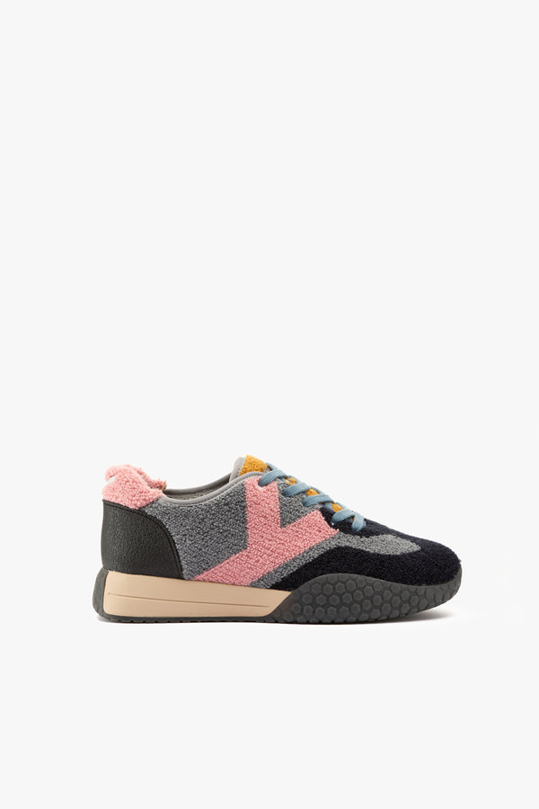 Sneaker Teddy navy/grey