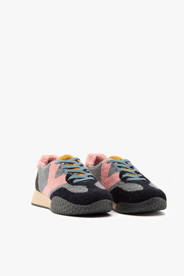 Sneaker Teddy navy/grey