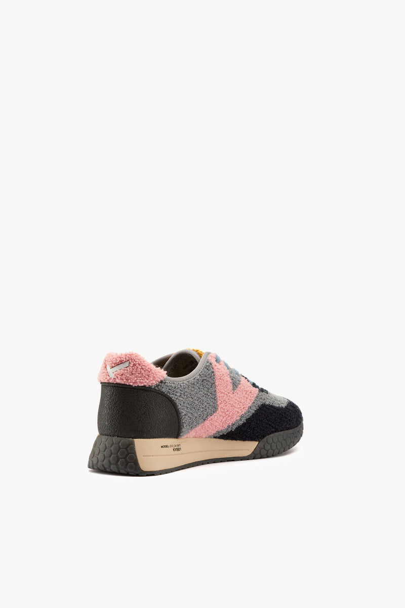 Sneaker Teddy navy/grey