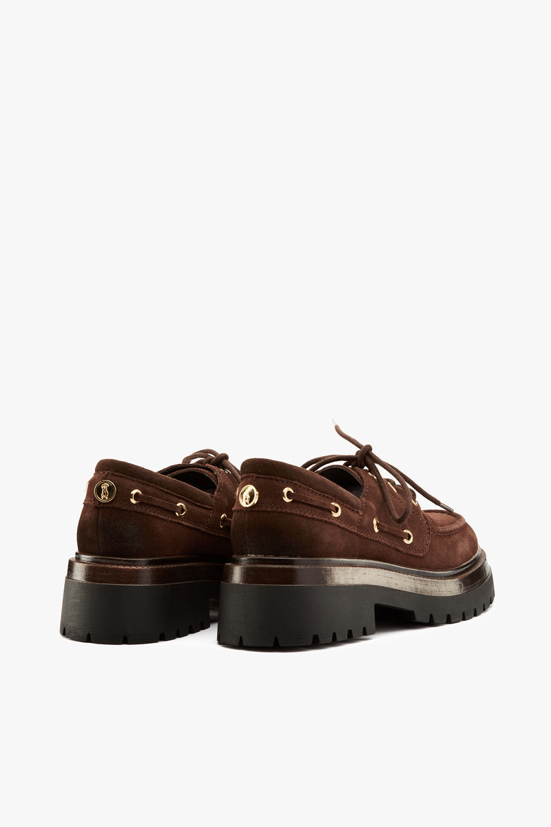 Mocassino Detroit camoscio marrone