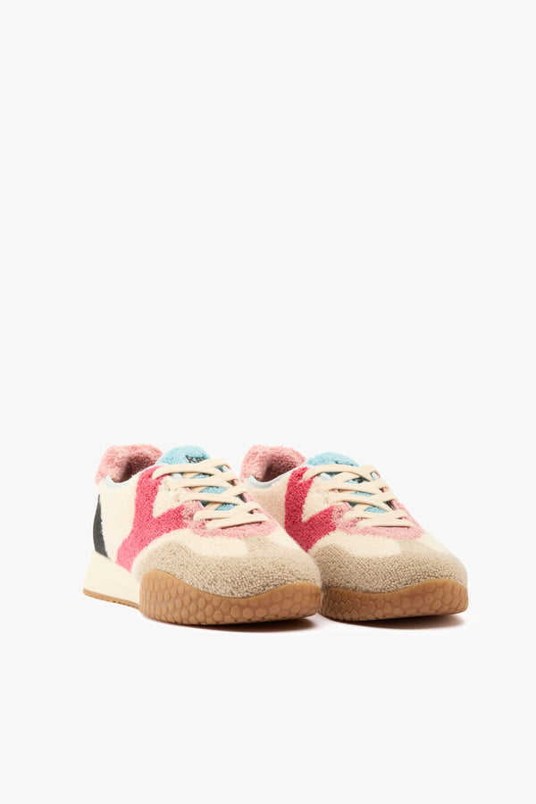 Sneaker Teddy white/pink
