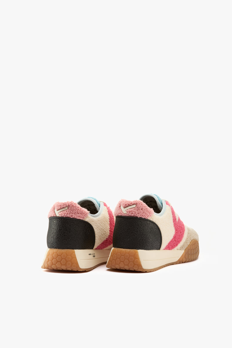 Sneaker Teddy white/pink