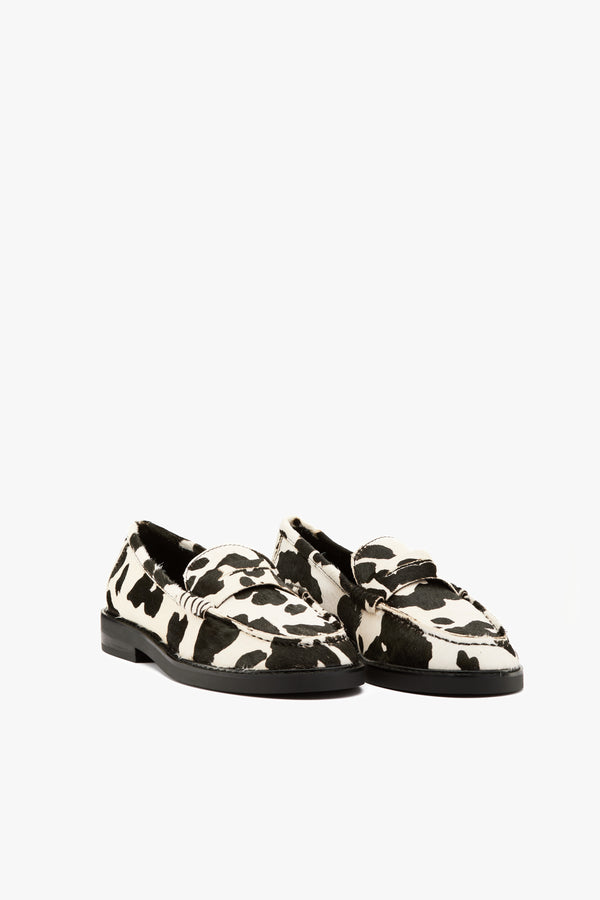 Mocassino Adison black/white