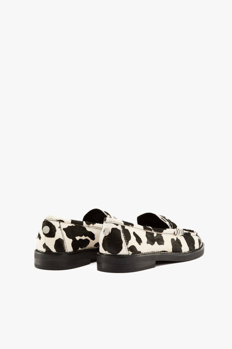 Mocassino Adison black/white