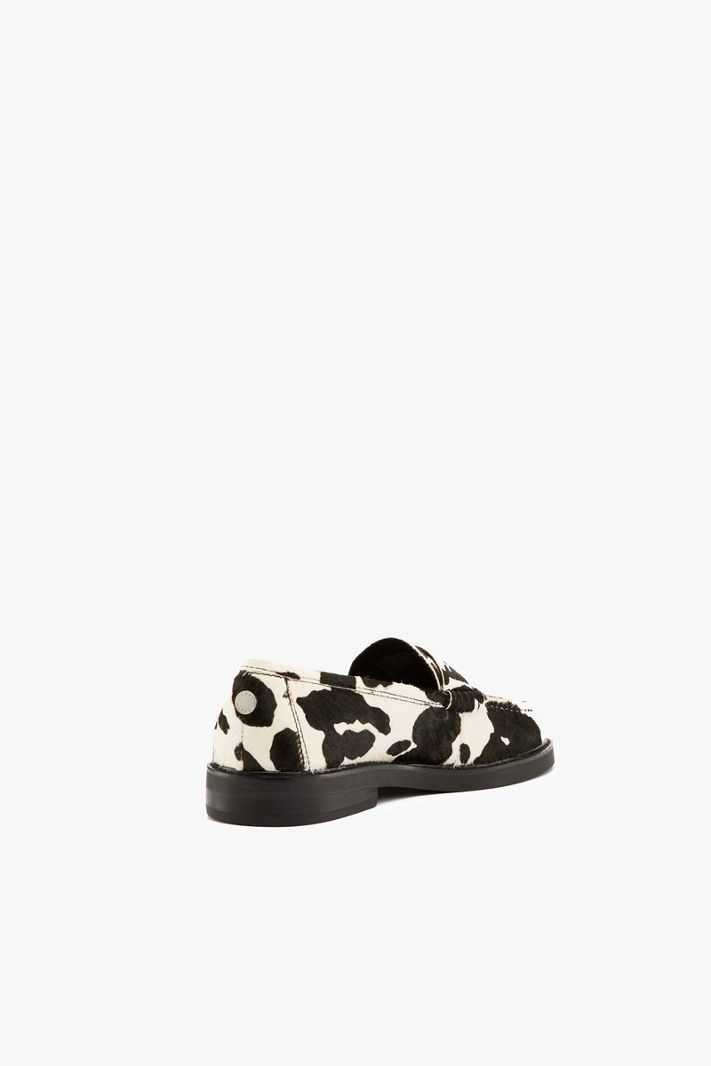 Mocassino Adison black/white