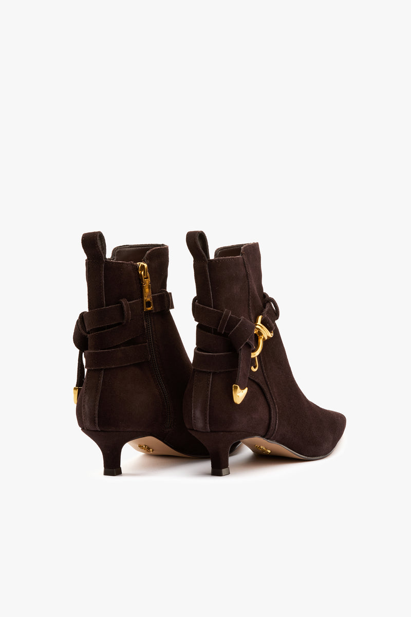 Stivaletto Roller camoscio marrone