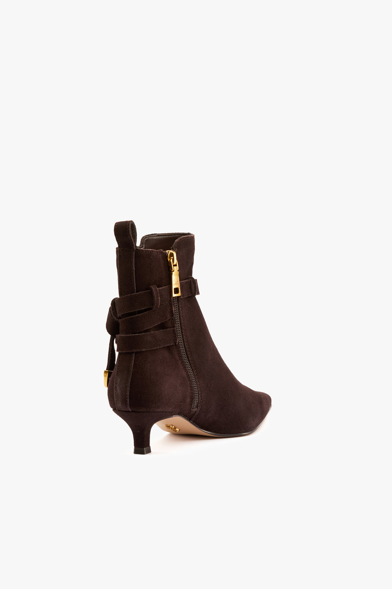 Stivaletto Roller camoscio marrone