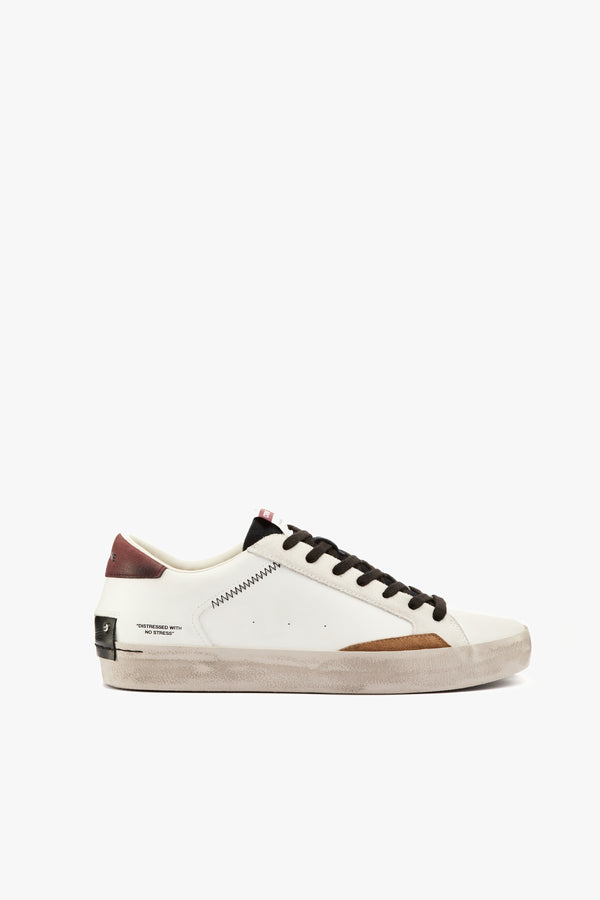 Sneaker Distressed maroon ice