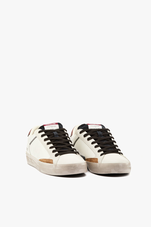Sneaker Distressed maroon ice