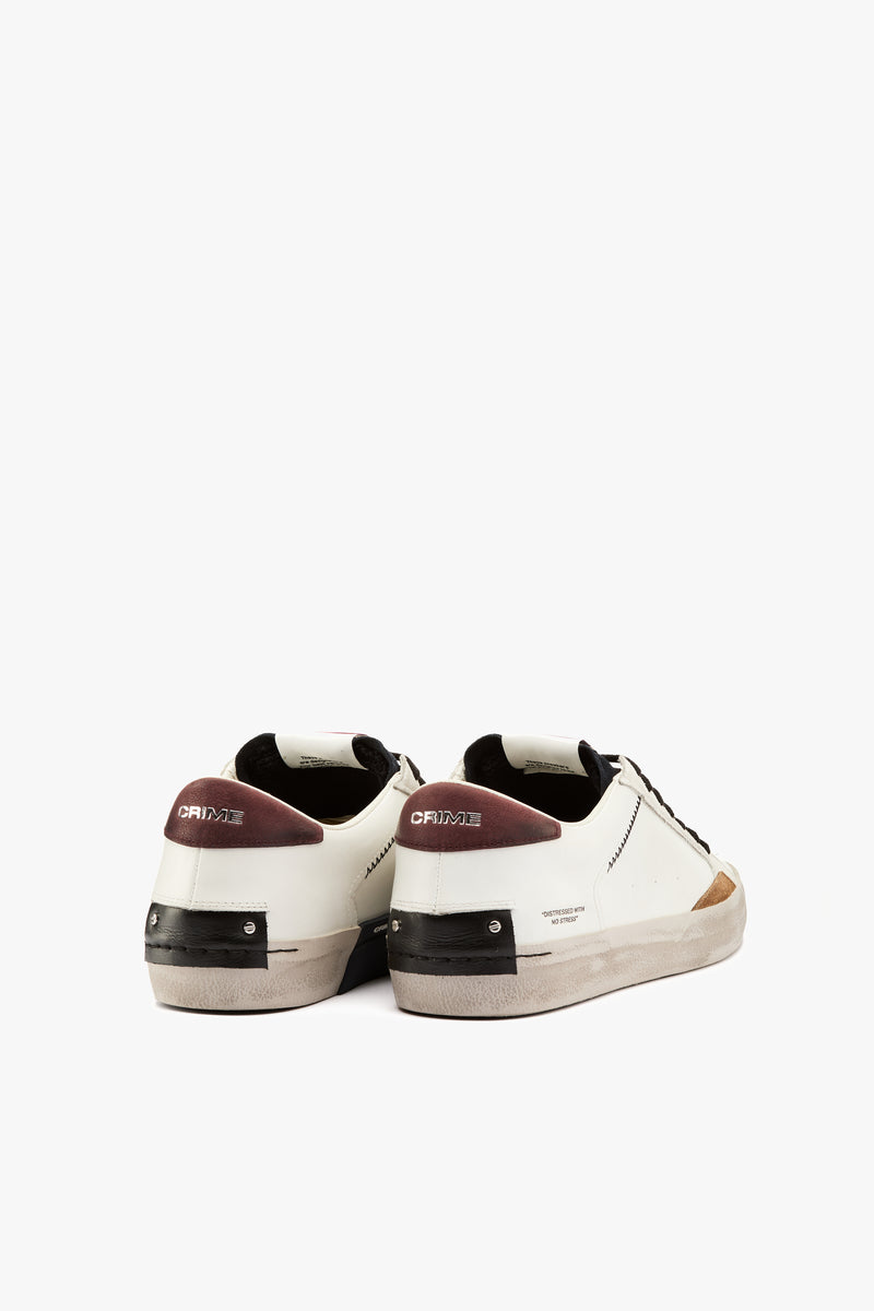 Sneaker Distressed maroon ice