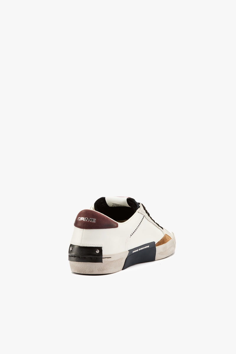 Sneaker Distressed maroon ice