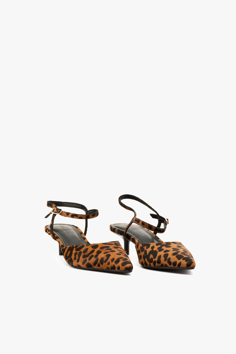 Slingback Adelaide leopard