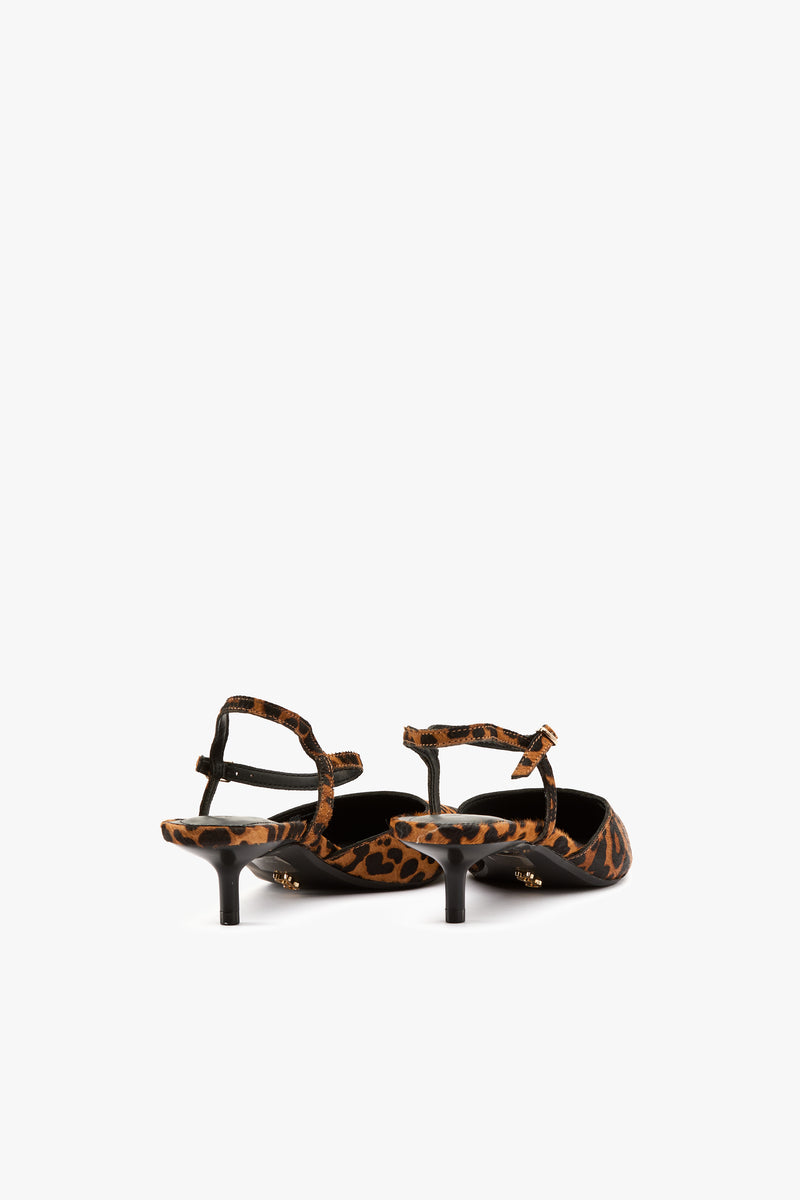Slingback Adelaide leopard