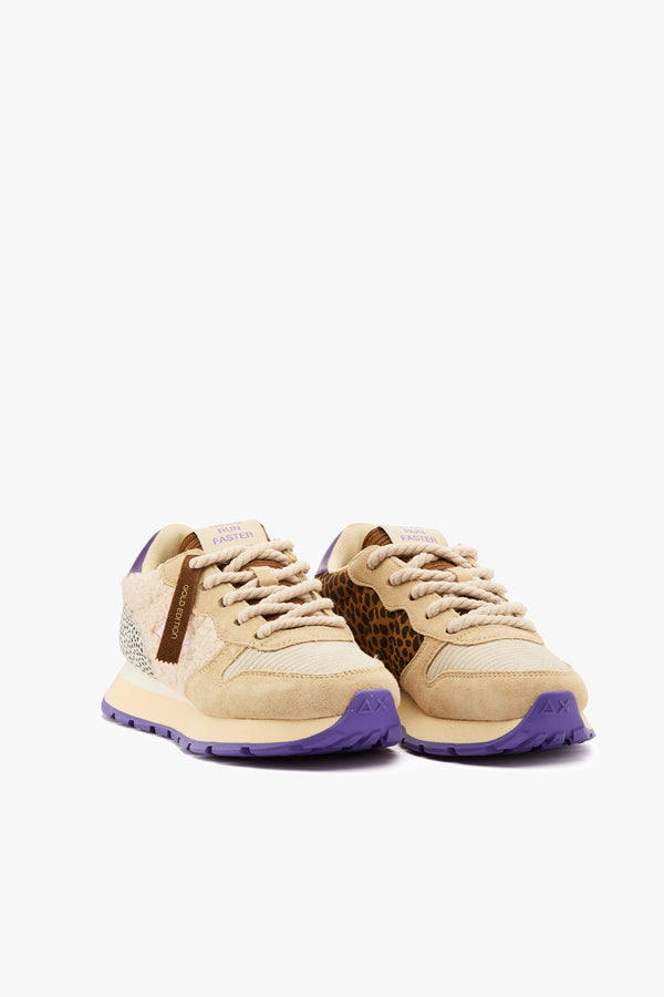 Sneaker Ally Winter bianco panna