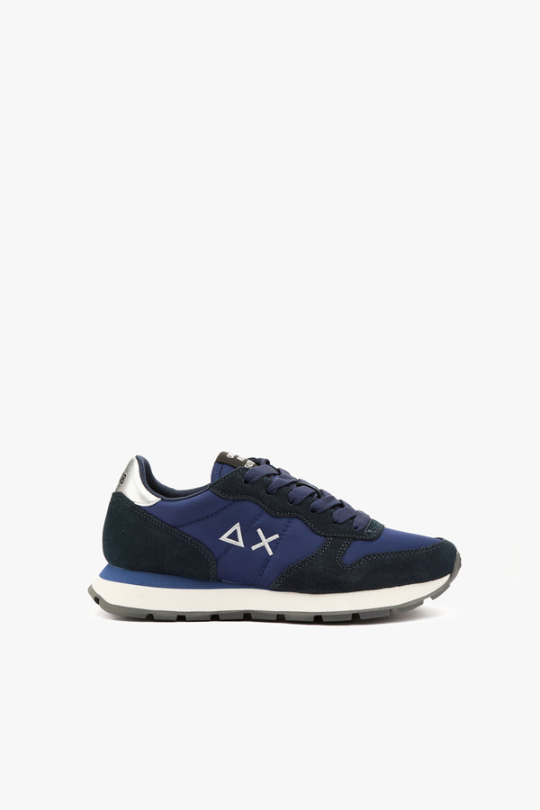 Sneaker Ally Gold Silver navy blue