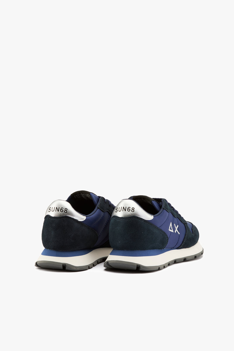 Sneaker Ally Gold Silver navy blue