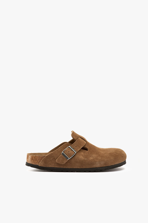 Birkenstock Boston dark tea tonal