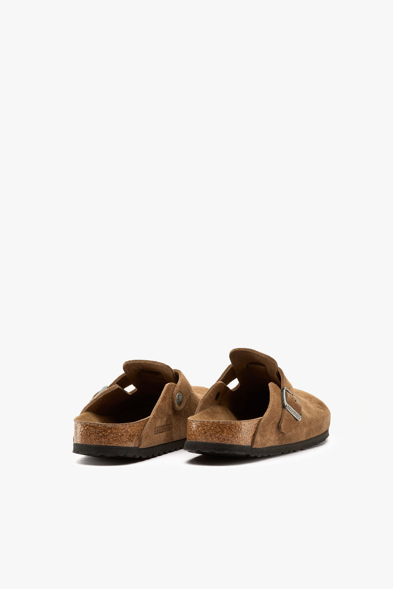 Birkenstock Boston dark tea tonal