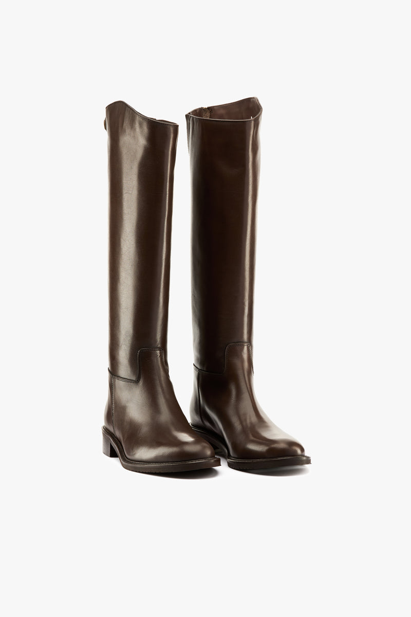 Stivale cavallerizza testa moro