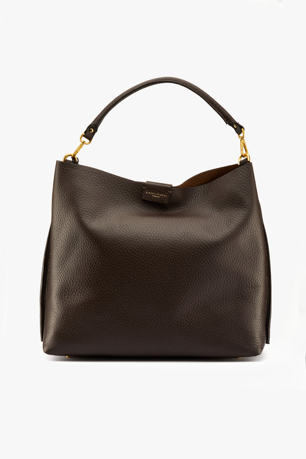 Borsa Aretha espresso-castoro